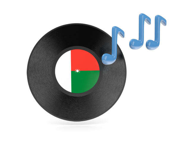 Music icon. Download flag icon of Madagascar at PNG format