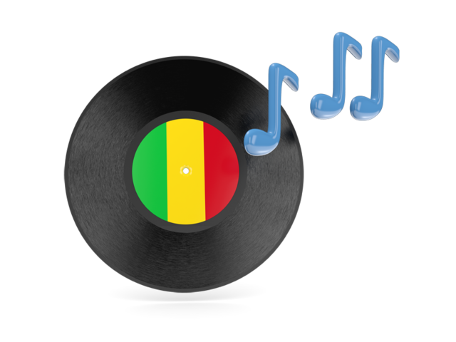 Music icon. Download flag icon of Mali at PNG format