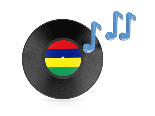 Music icon. Download flag icon of Mauritius at PNG format