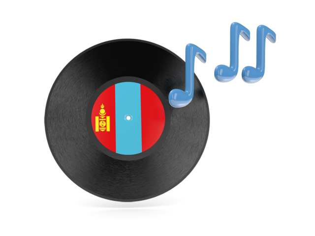 Music icon. Download flag icon of Mongolia at PNG format