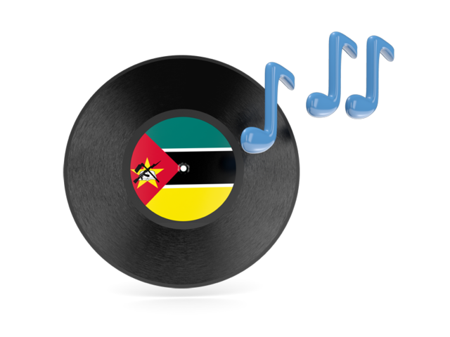 Music icon. Download flag icon of Mozambique at PNG format