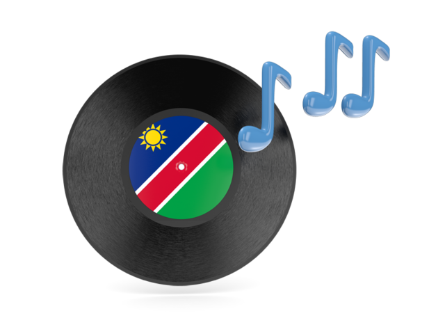 Музыкальная иконка. Скачать флаг. Намибия
