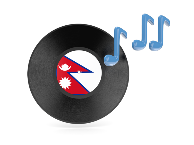 Music icon. Download flag icon of Nepal at PNG format