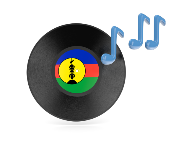 Music icon. Download flag icon of New Caledonia at PNG format