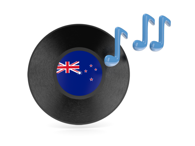 Music icon. Download flag icon of New Zealand at PNG format
