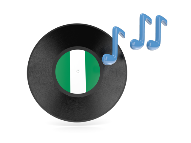 Music icon. Download flag icon of Nigeria at PNG format