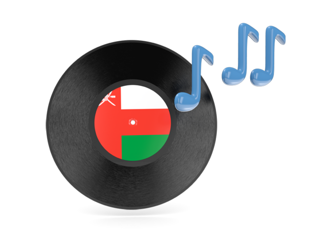 Music icon. Download flag icon of Oman at PNG format