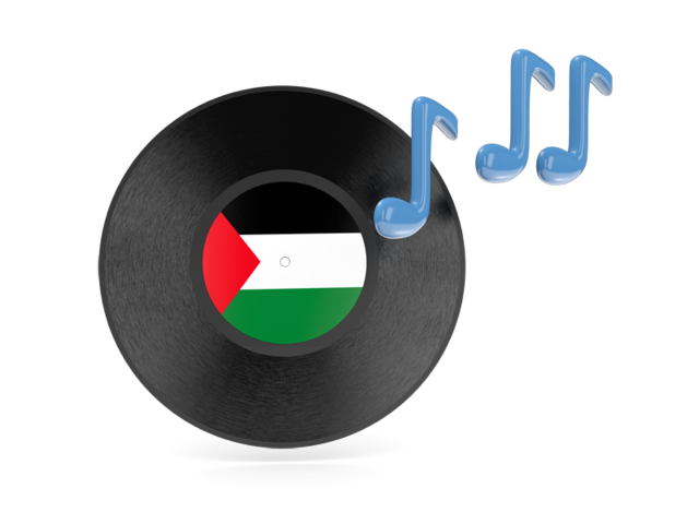 Music icon. Download flag icon of Palestinian territories at PNG format