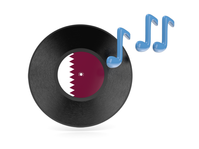 Music icon. Download flag icon of Qatar at PNG format
