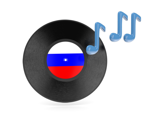 Music icon. Download flag icon of Russia at PNG format