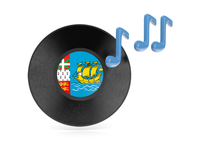 Music icon. Download flag icon of Saint Pierre and Miquelon at PNG format