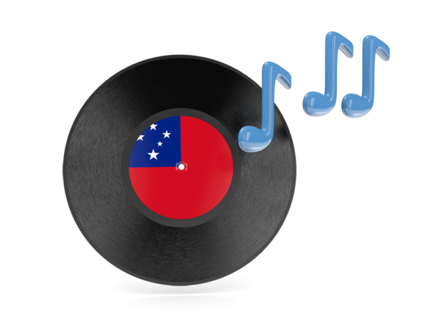 Music icon. Download flag icon of Samoa at PNG format