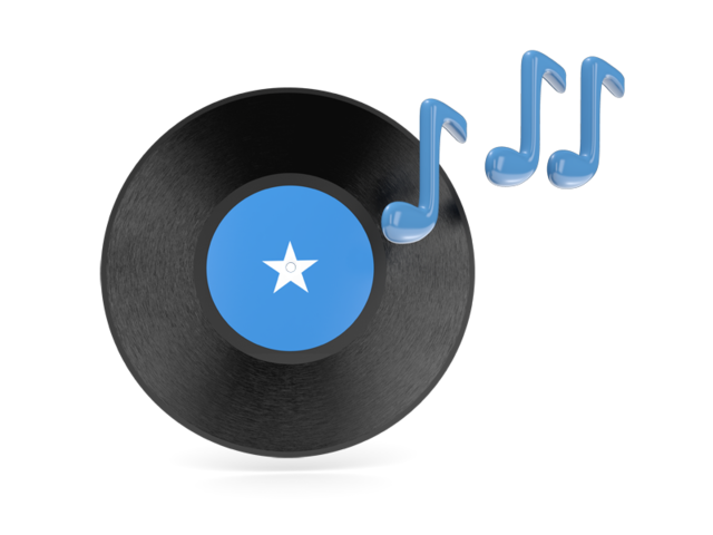 Music icon. Download flag icon of Somalia at PNG format