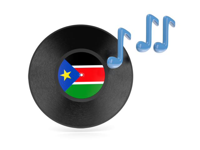 Музыкальная иконка. Скачать флаг. Южный Судан