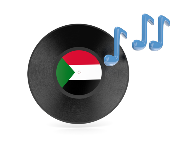 Music icon. Download flag icon of Sudan at PNG format