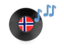 Svalbard and Jan Mayen. Music icon. Download icon.