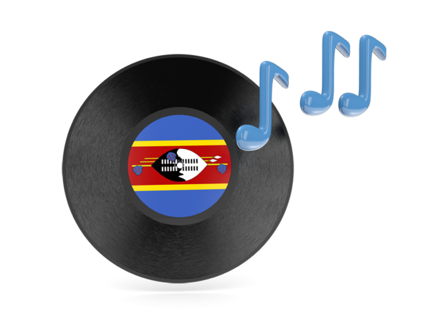 Music icon. Download flag icon of Swaziland at PNG format