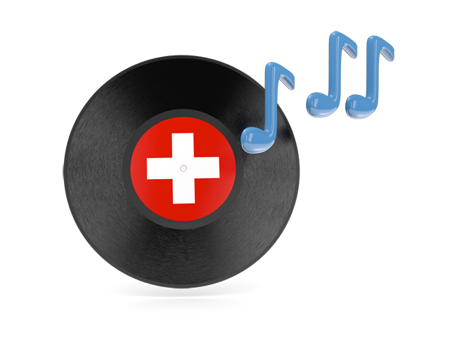 Music icon. Download flag icon of Switzerland at PNG format