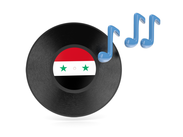 Music icon. Download flag icon of Syria at PNG format