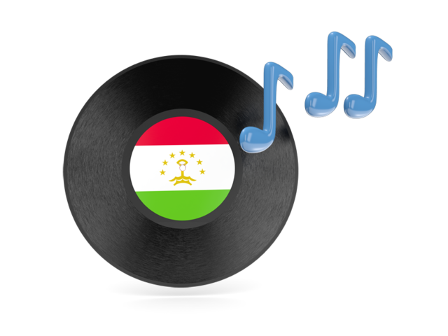 Music icon. Download flag icon of Tajikistan at PNG format
