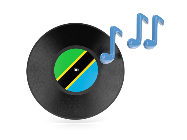 Music icon. Download flag icon of Tanzania at PNG format