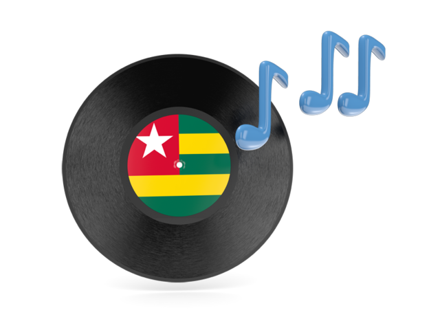 Music icon. Download flag icon of Togo at PNG format