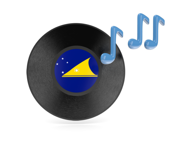 Music icon. Download flag icon of Tokelau at PNG format