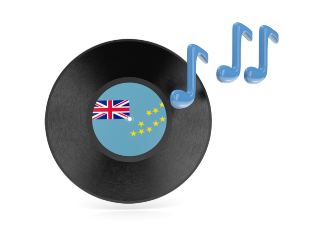 Музыкальная иконка. Скачать флаг. Тувалу