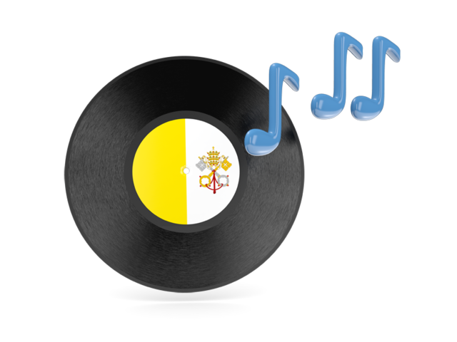 Music icon. Download flag icon of Vatican City at PNG format