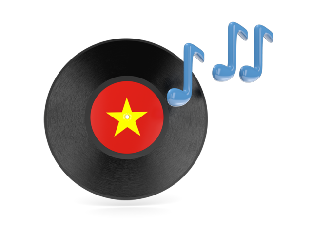 Music icon. Download flag icon of Vietnam at PNG format