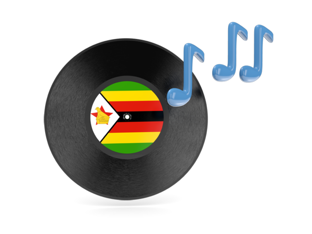 Music icon. Download flag icon of Zimbabwe at PNG format