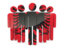 Albania. People icon. Download icon.