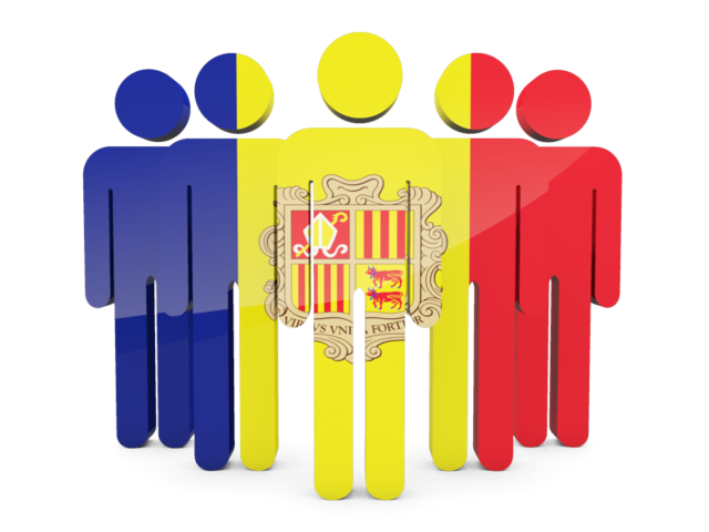 People icon. Download flag icon of Andorra at PNG format