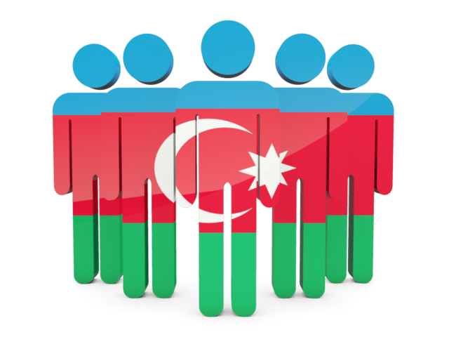 People icon. Download flag icon of Azerbaijan at PNG format