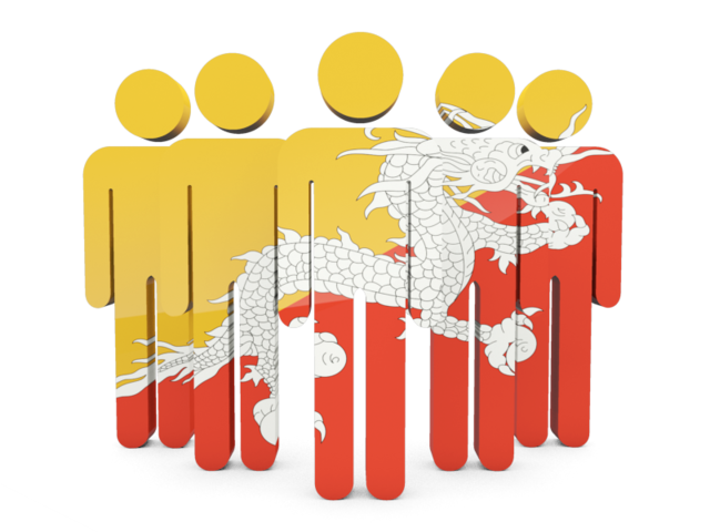 People icon. Download flag icon of Bhutan at PNG format