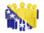 Bosnia and Herzegovina. People icon. Download icon.