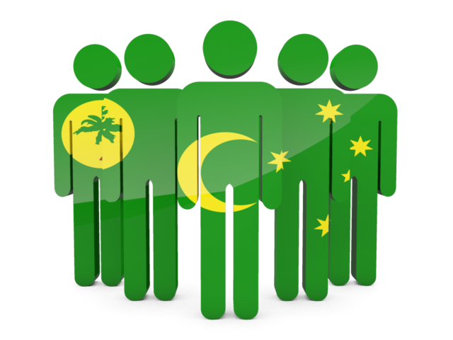 People icon. Download flag icon of Cocos Islands at PNG format