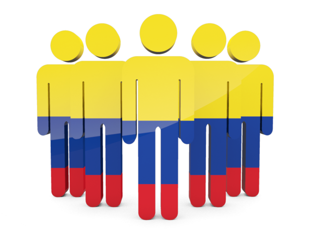 People icon. Download flag icon of Colombia at PNG format