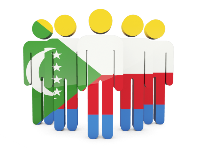 People icon. Download flag icon of Comoros at PNG format