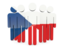 Czech Republic. People icon. Download icon.