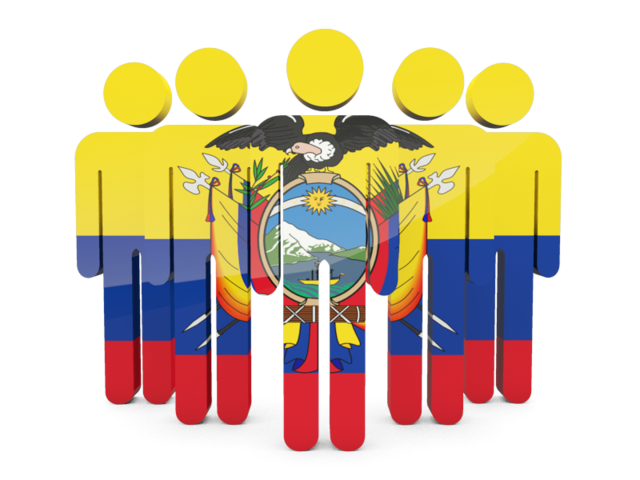 People icon. Download flag icon of Ecuador at PNG format