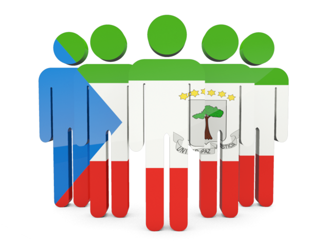 People icon. Download flag icon of Equatorial Guinea at PNG format