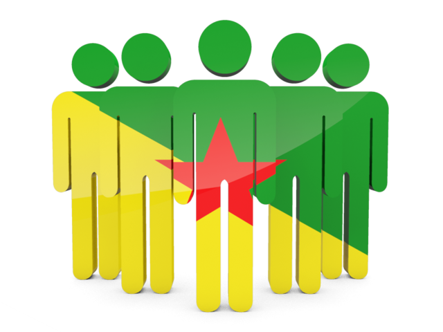 People icon. Download flag icon of French Guiana at PNG format