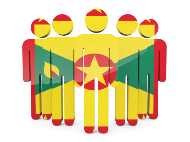 People icon. Download flag icon of Grenada at PNG format