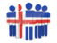 Iceland. People icon. Download icon.