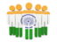 India. People icon. Download icon.
