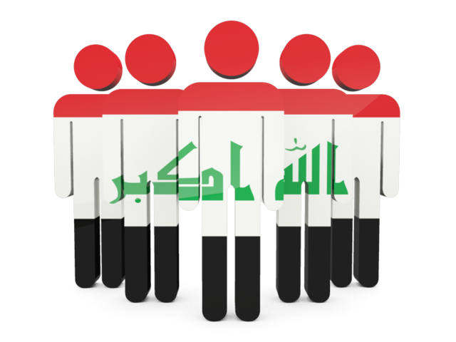 People icon. Download flag icon of Iraq at PNG format