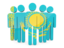 Kazakhstan. People icon. Download icon.