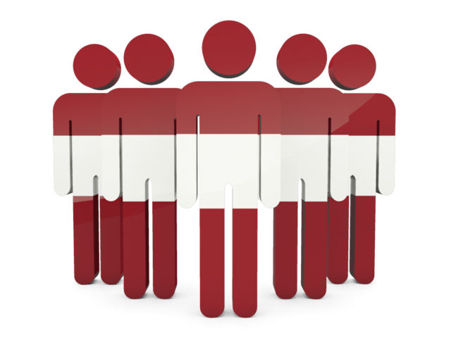 People icon. Download flag icon of Latvia at PNG format