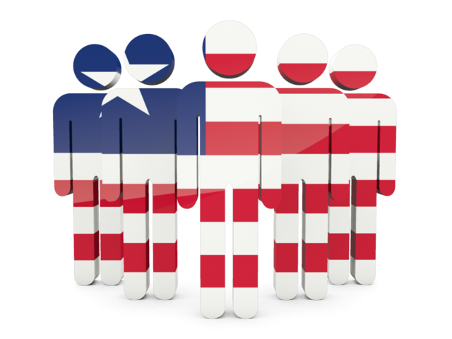 People icon. Download flag icon of Liberia at PNG format